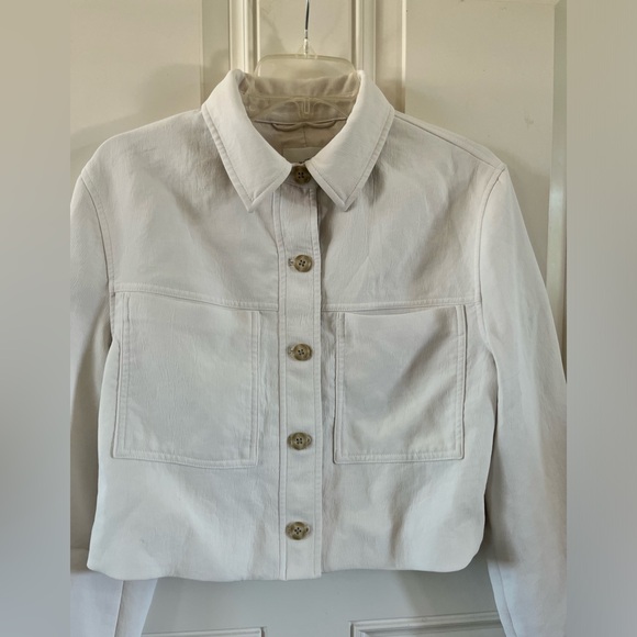 😎Aritzia Wilfred CruiseLinen Cropped Jacket - Picture 4 of 16